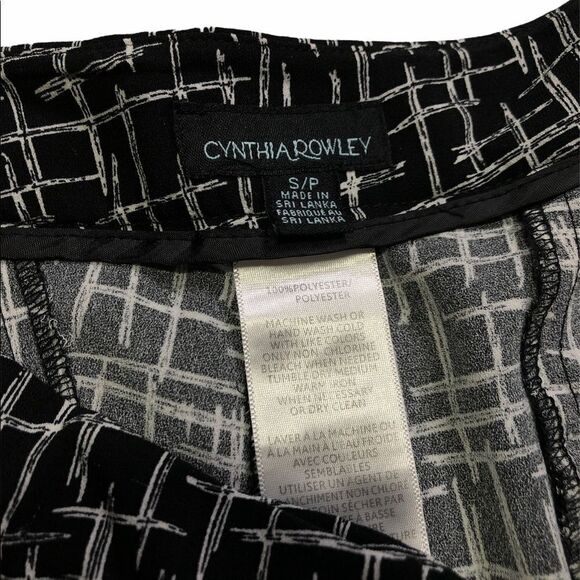 🚨 Cynthia Rowley Roll up Trousers Ankle - Picture 5 of 7